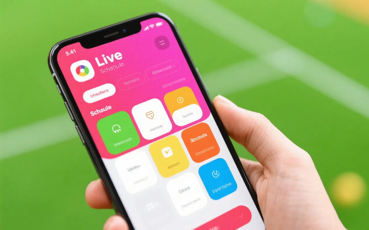 应用界面预览：直播与节目单
